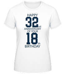 50. Birthay · Frauen Basic T-Shirt