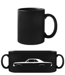 'Chevrolet Chevelle SS 1966' Silhouette · Schwarze Tasse