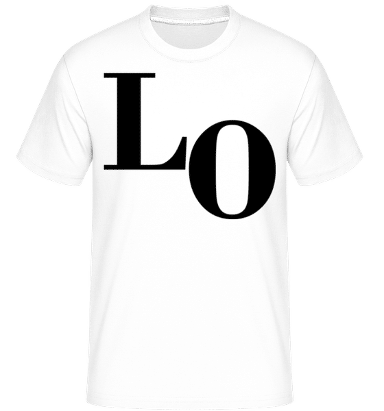 Preview: Lo -  Shirtinator Men's T-Shirt - White - Front