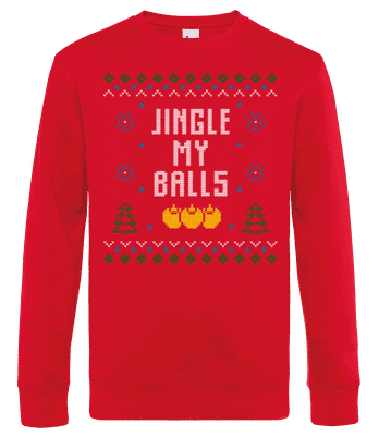 Jingle My Balls - Men's standard sweatshirt - Red - Front