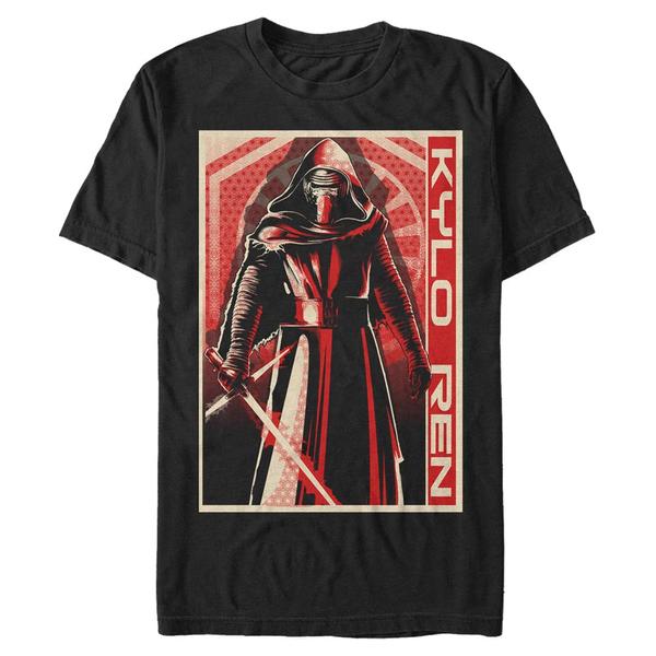 Aperçu: Star Wars - Le Réveil de la Force - Kylo Ren Dark Villain - Homme T-shirt - Noir - Devant