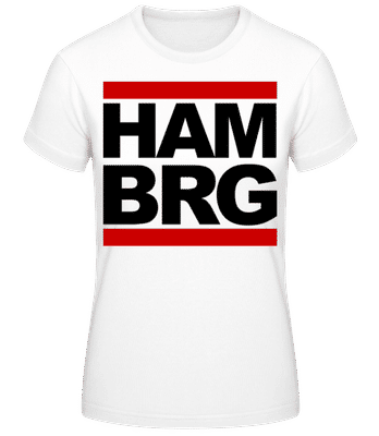 Hamburg Germany - T-shirt femme B&C - Blanc - Devant