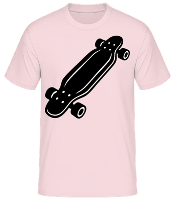 Longboard - Männer Basic T-Shirt - Rosa - Vorne