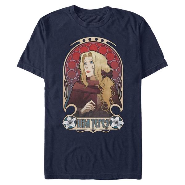 Netflix - Castlevania - Lisa Tepes Lisa Nouveau - Christmas - Homme T-shirt - Bleu marine - Devant