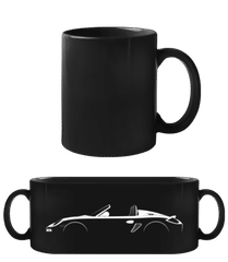 'Porsche Boxster Spyder 987' Silhouette · Tasse Noire