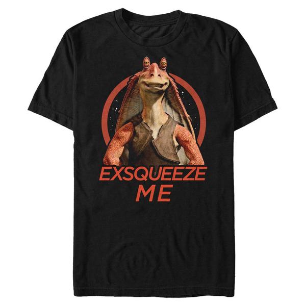 Aperçu: Star Wars - Jar Jar Binks NVR Forget Jar Jar - Homme T-shirt - Noir - Devant