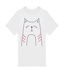 Putzige Katze · Kinder T-Shirt B&C