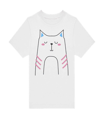 Chat Mignon - T-shirt homme B&C - Blanc - Devant
