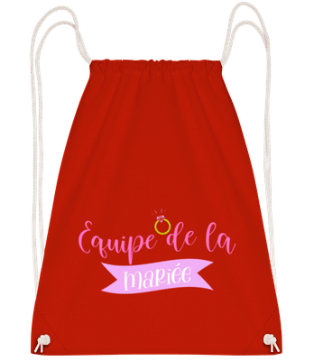 Equipe de la Mariée - Sac à dos sport - Rouge - Devant