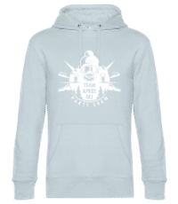 Team Apres Ski - Unisex Premium Hoodie - Light blue - Front