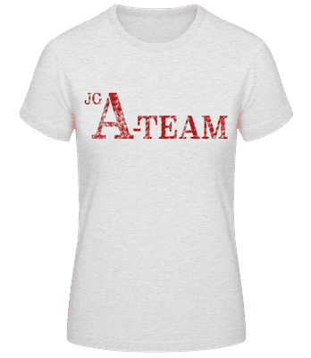 JGA Team - Frauen T-Shirt B&C - Grau meliert - Vorne