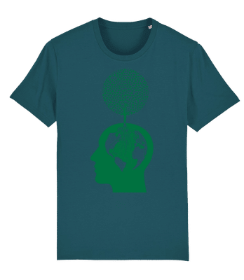 Chef Nature Et Environnement - T-shirt bio Homme Stanley Stella 2.0 - Bleu pétrole - Devant