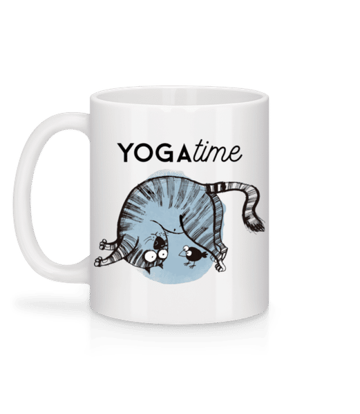 Vorschau: Yoga Time - Tasse - Weiß - Hinten