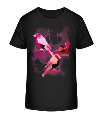 Bird Swings - Camiseta orgánica para niños Stanley Stella 2.0 - Negro - delante