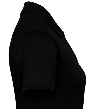 Polo de mujer Slim Fit - Negro - derecha