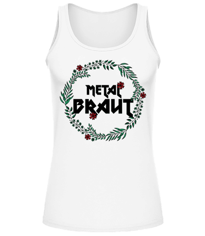 Vorschau: Metal Braut - Frauen Tank Top - Weiß - Vorne