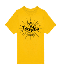Beste Tochter Der Welt - Kinder T-Shirt B&C - Gelb - Vorne