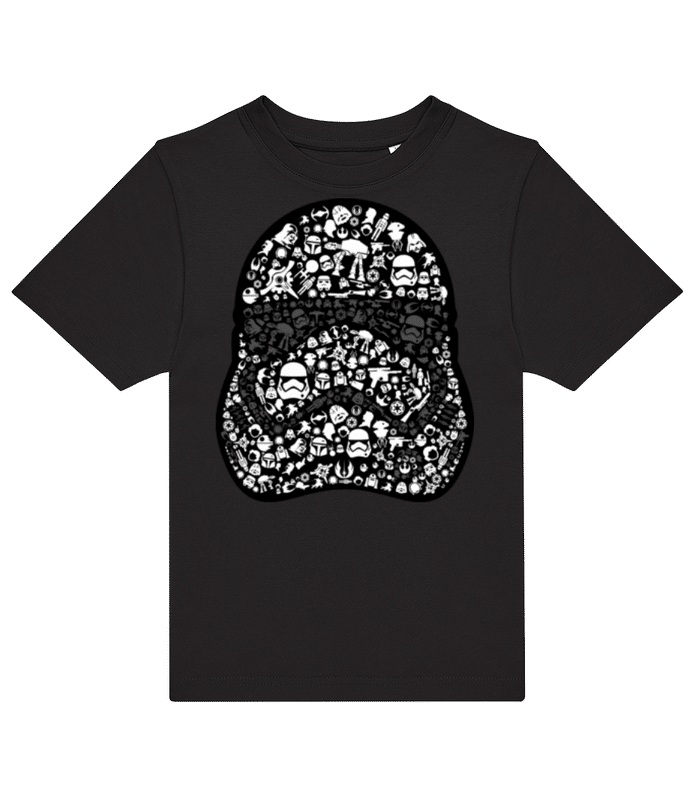 Preview: The Trooper - Kids B&C T-Shirt - Black - Front