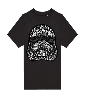 The Trooper - Kids B&C T-Shirt - Black - Front