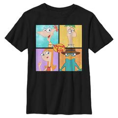Disney Classics - Phineas und Ferb - Gruppe 4 Character Boxup - Kinder T-Shirt