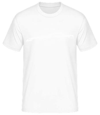 'Mercedes SLR McLaren C199' Silhouette - T-shirt standard Homme - Blanc - Devant