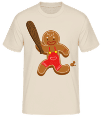 Gingerbread with whipped leg · Camiseta básica para hombre