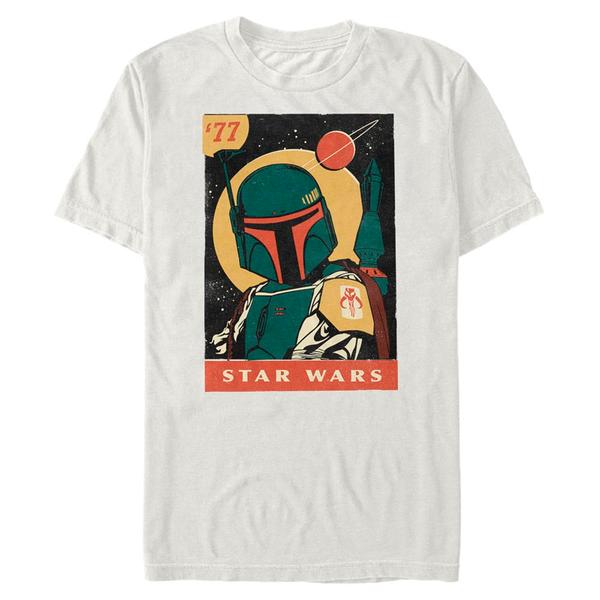 Aperçu: Star Wars - Boba Fett Pulp Boba - Homme T-shirt - Crème - Devant