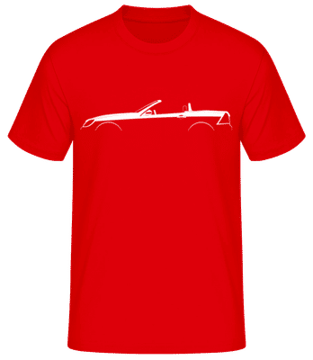 'Mercedes-Benz SLK R170' Silhouette - T-shirt standard Homme - Rouge - Devant
