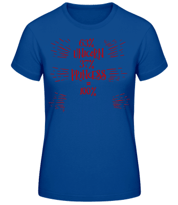 Unicorn Princess You - Women's Basic T-Shirt - Royal blue - Front