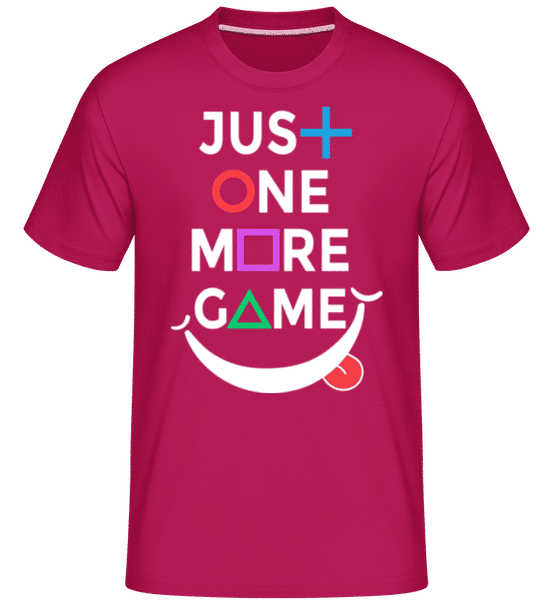 Preview: Just One More Game -  Shirtinator Men's T-Shirt - Magenta - Front
