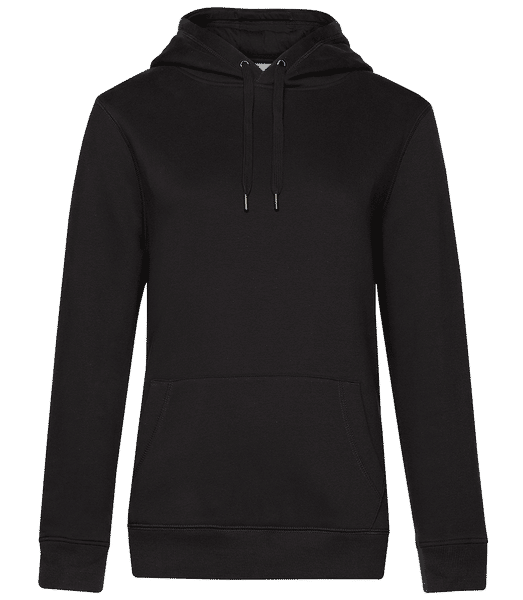Aperçu: Sweat à capuche standard pour femme - Noir - Devant