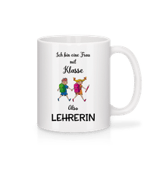 Frau Mit Klasse Lehrerin · Tasse