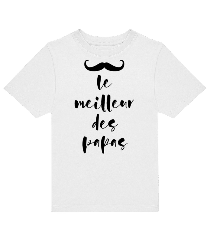 Aperçu: Le Meilleur Des Papas - T-shirt homme B&C - Blanc - Devant
