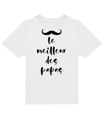 Le Meilleur Des Papas - T-shirt homme B&C - Blanc - Devant