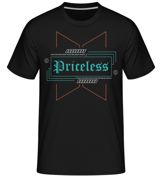 Aperçu: Priceless -  T-Shirt Shirtinator homme - Noir - Devant