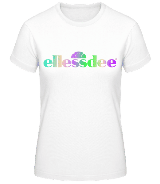 Vorschau: Ellesssdee - Frauen Basic T-Shirt - Weiß - Vorne