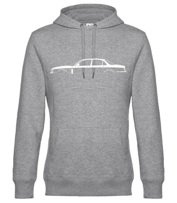 'Jaguar XJ Portfolio (X358)' Silhouette - Pánská standardní mikina s kapucí - Melírově šedá - Napřed