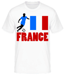 Drapeau Français Jouer De Foot · T-shirt standard Homme