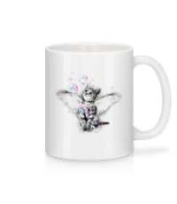 Soapbubble Cat - Mug - White - Front