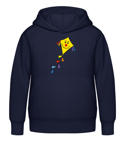 Clown Dragon de vol - Sweat à capuche Enfant - Bleu marine - Devant