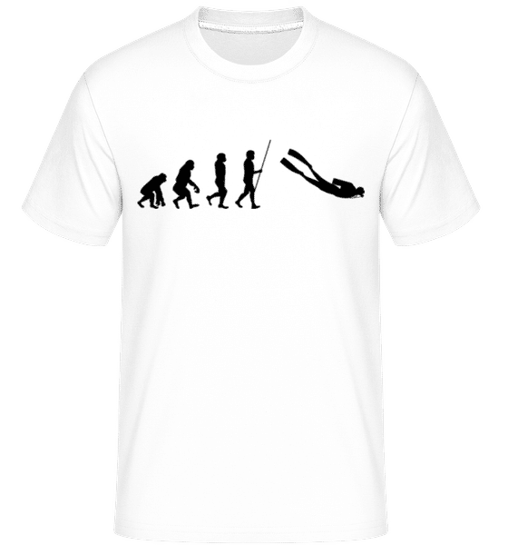 Aperçu: Evolution Diving -  T-Shirt Shirtinator homme - Blanc - Devant