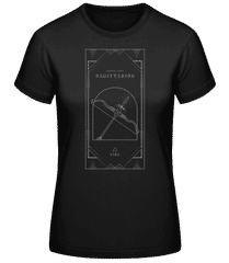 Art Deco Zodiac Sign Sagittarius · Frauen Basic T-Shirt