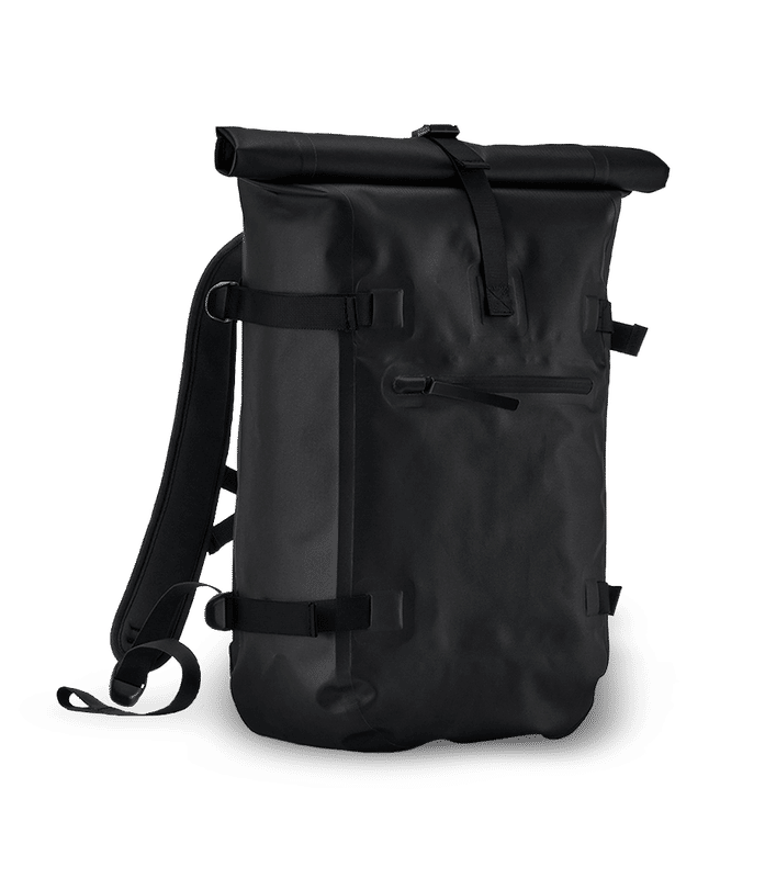 Aperçu: Sac à dos rolltop - Noir - Derrière