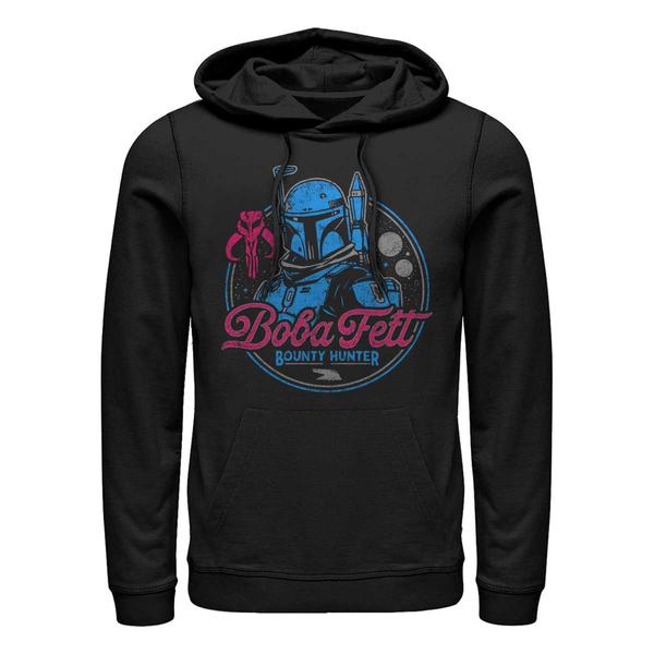 Aperçu: Star Wars - Book of Boba Fett - Boba Fett Galactic Hunter - Unisex Sweat à capuche - Noir - Devant