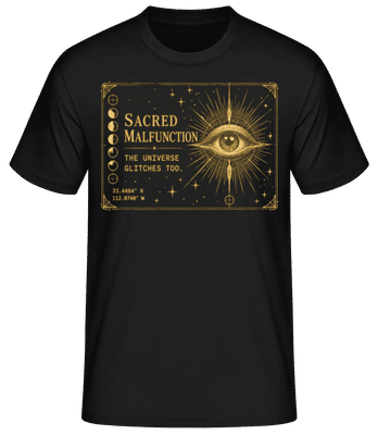 Sacred Malfunction - Männer T-Shirt B&C - Schwarz - Vorne
