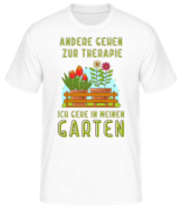 Andere Gehen Zur Therapie - Männer Basic T-Shirt - Weiß - Vorne