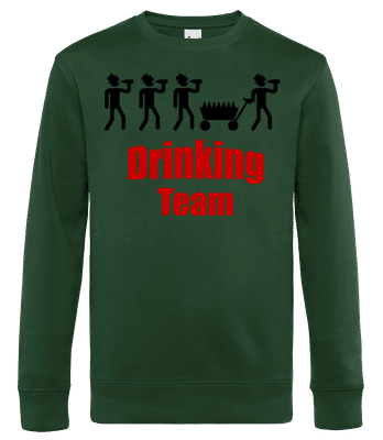Drinking Team - Men's standard sweatshirt - Bottle green - Front