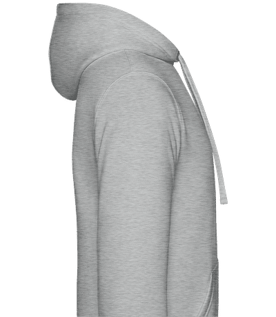 Moooody - Sweat à capuche Unisexe - Gris chiné - Droite