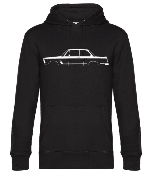 Aperçu: 'BMW 2002 Turbo' Silhouette - Sweat à capuche premium Unisexe - Noir - Devant
