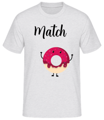 It Is A Match 2 - Men's Basic T-Shirt - Heather grey - Front